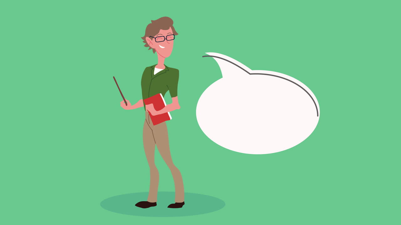 Cartoon Teacher Character