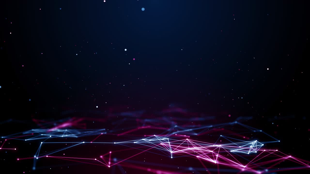 Plexus abstract network titles technology science background loop