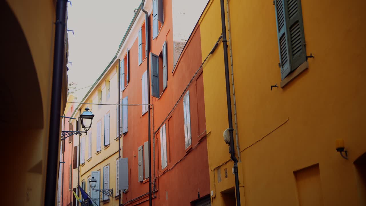 Colorful European Alleyway