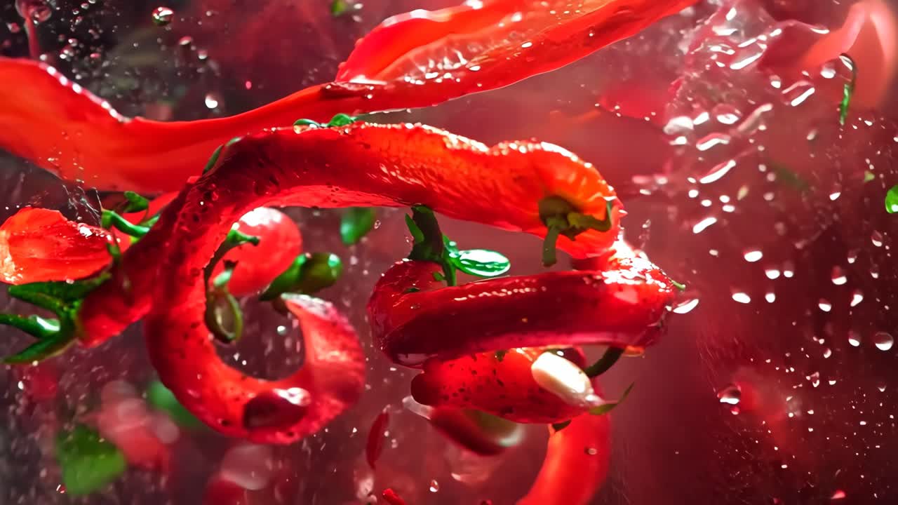 A red and green snake-like creature with red blood cells. The snake is surrounded by red blood cells and he is a virus
