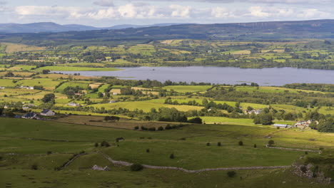 time lapse of rural agricultural nature landscape during the day in ireland