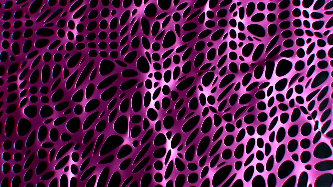 es una malla de ciencia ficción orgánica abstracta.