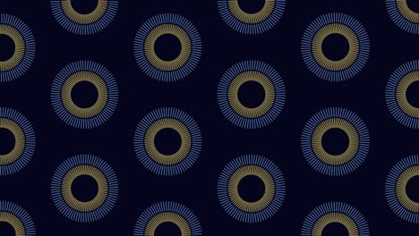 Circles-pattern-from-colorful-lines-on-black-gradient