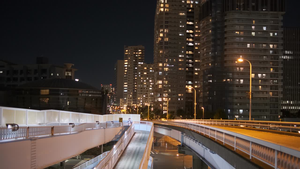 도쿄 시나가와 해변 나이트 뷰 2022