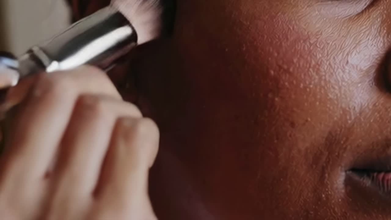 얼굴을 어내는 여자