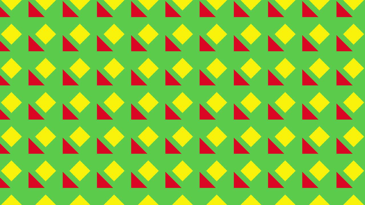 patrón geométrico con azulejos animados multicolores. formas geométricas en un patrón dinámico mínimo. fondo gráfico de movimiento en un diseño plano