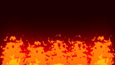 fire animation motion graphics hot fiery flame hot embers glow burning particles digital background inferno blaze gas visual effect 4k orange yellow