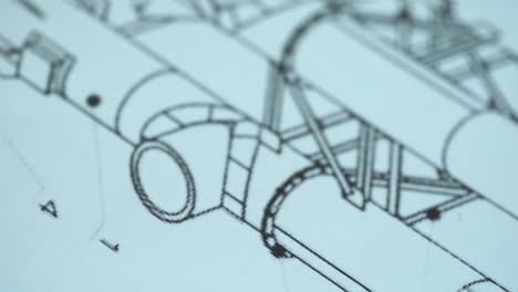 technical drawings of machinery components