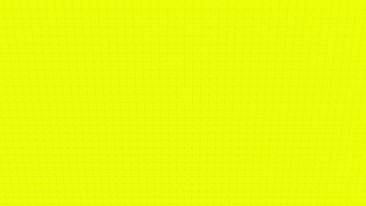 3D render of animated grid sheet with subtle motion on bright yellow background creating minimal pattern animation designed for design visuals, motion graphics and video overlays