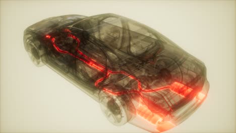 sistema de escape visible en el coche