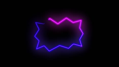 abstract seamless neon background animation. video animation of glowing neon abstraction 4k. stylish seamless hologram.