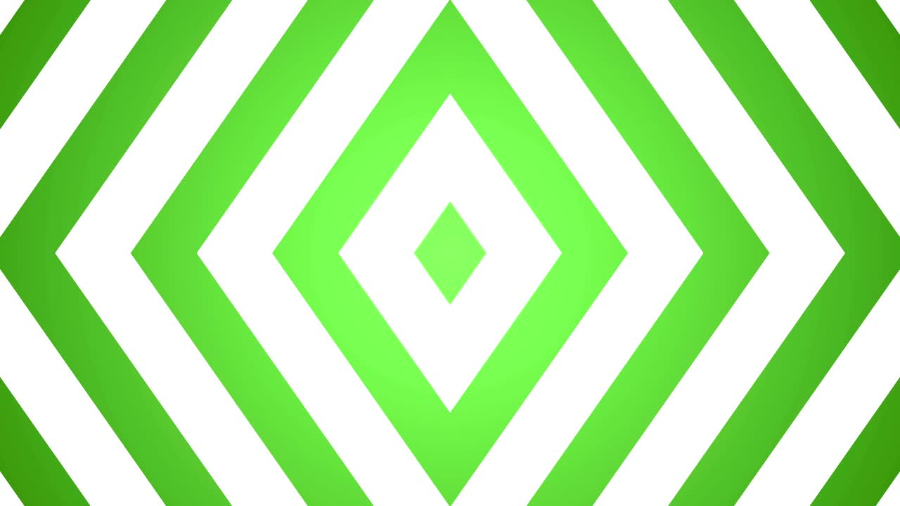 fondo simétrico geométrico que se expande en bucle de diamantes