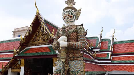 tourists explore bangkok's iconic temple site