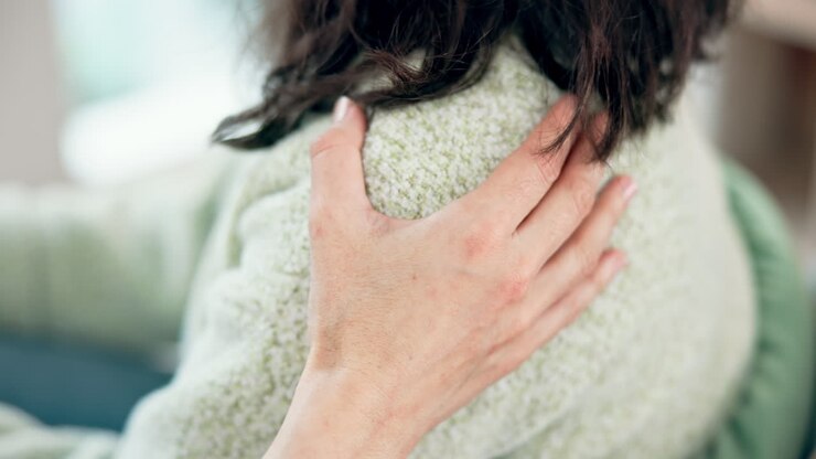 Support, hand and woman with empathy