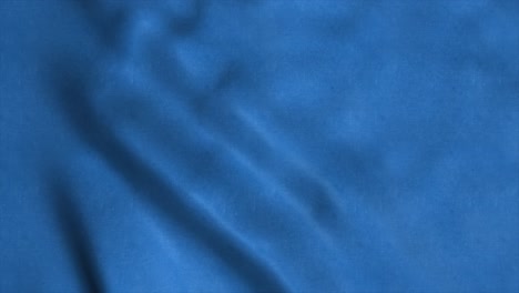 waving blue flag animation seamless loop. blue background flag video waving in wind