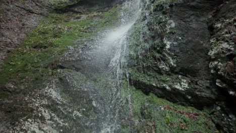 slow motion of the waterfall in pokljuka at 120fps