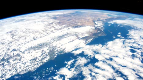 planet earth seen from the iss. beautiful planet earth observed from space. nasa time lapse shooting earth from space. elements of this video furnished by nasa.