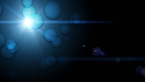 fondo azul oscuro abstracto con burbujas