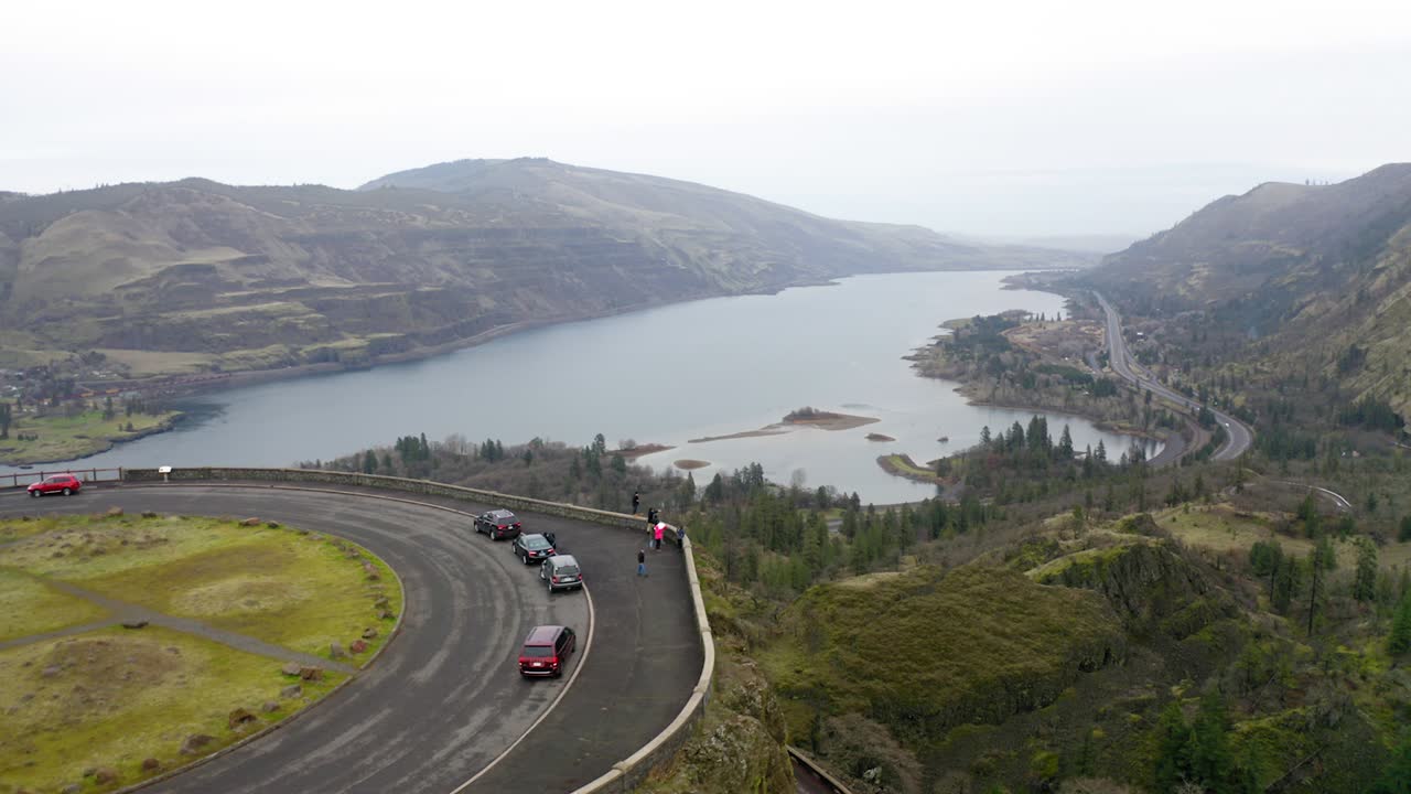 드론 후드 강 전망점 4k 30fps