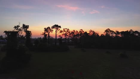 amanecer sobre el cabo de coral, florida