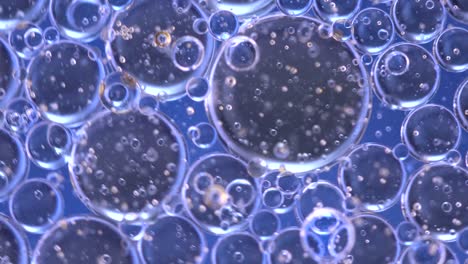 abstract background video of water bubbles fast swirl