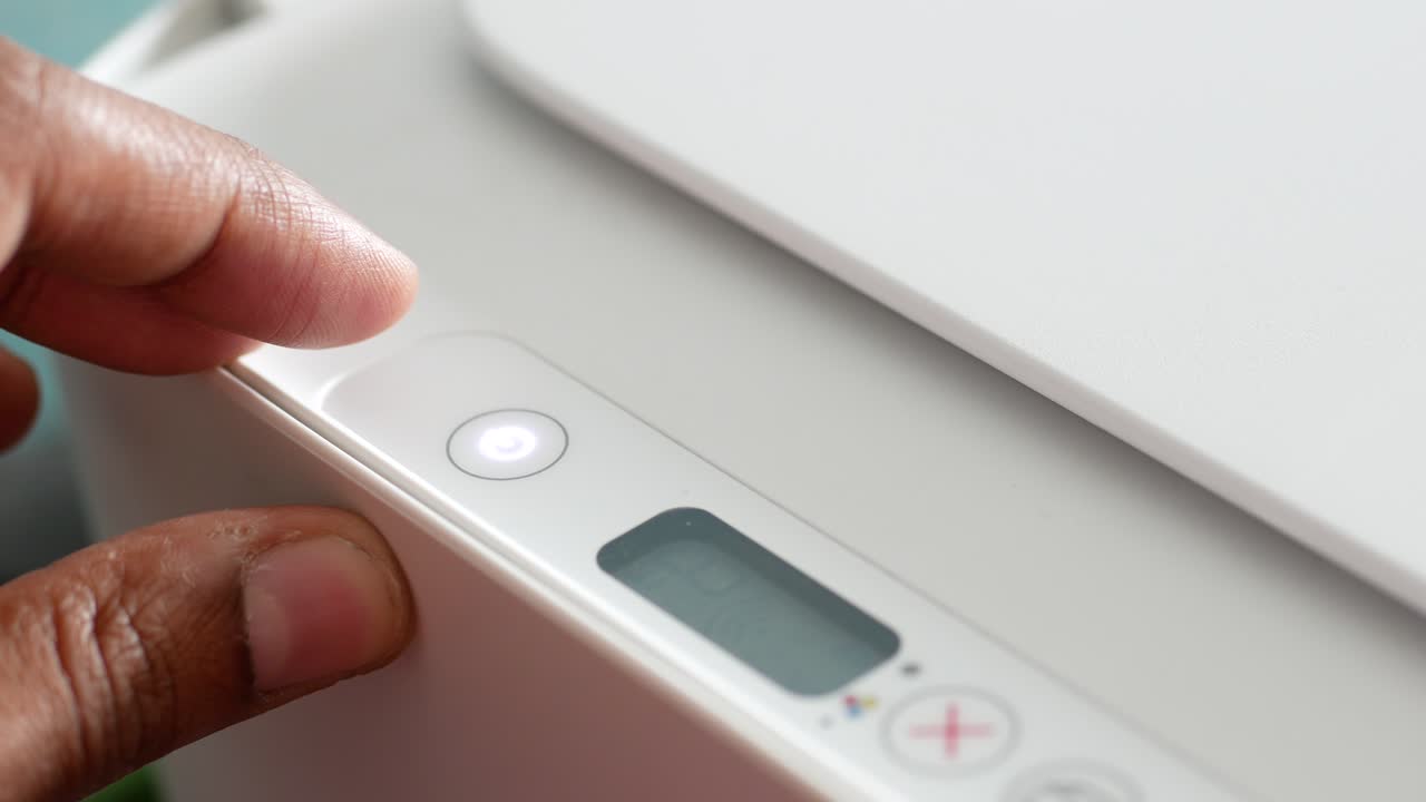 다기능 프린터 작동