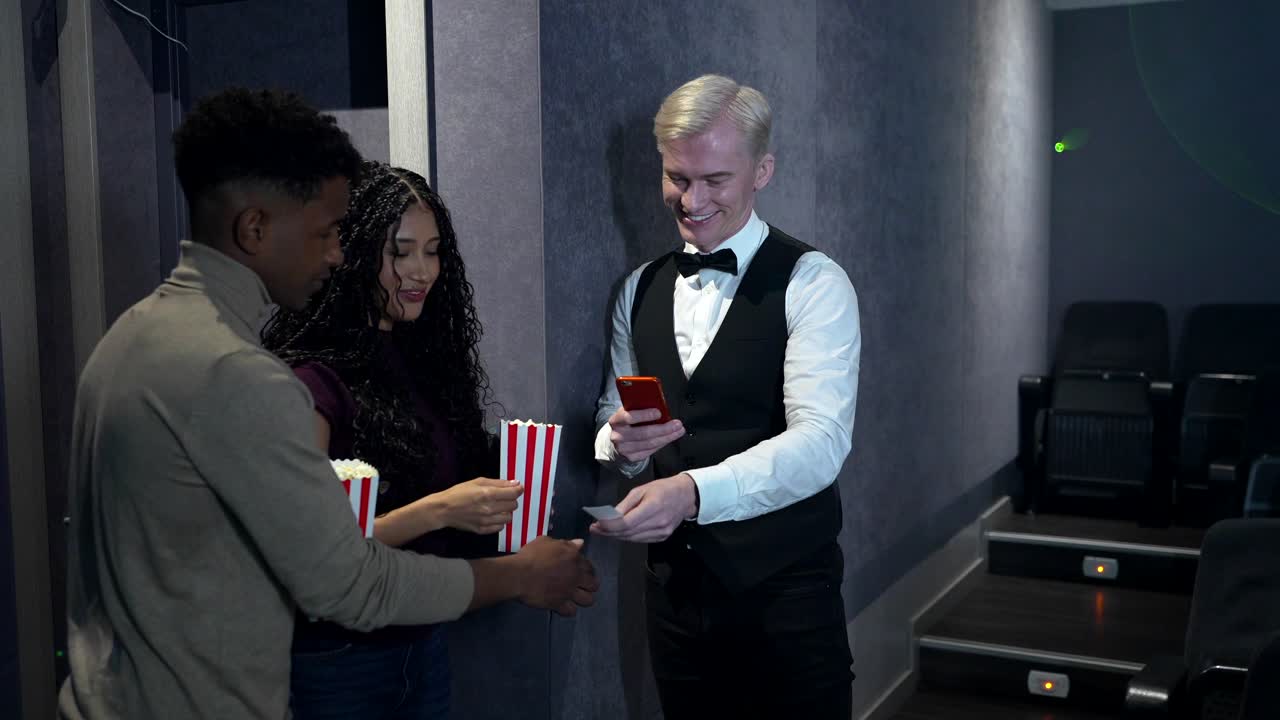 People in a movie theater