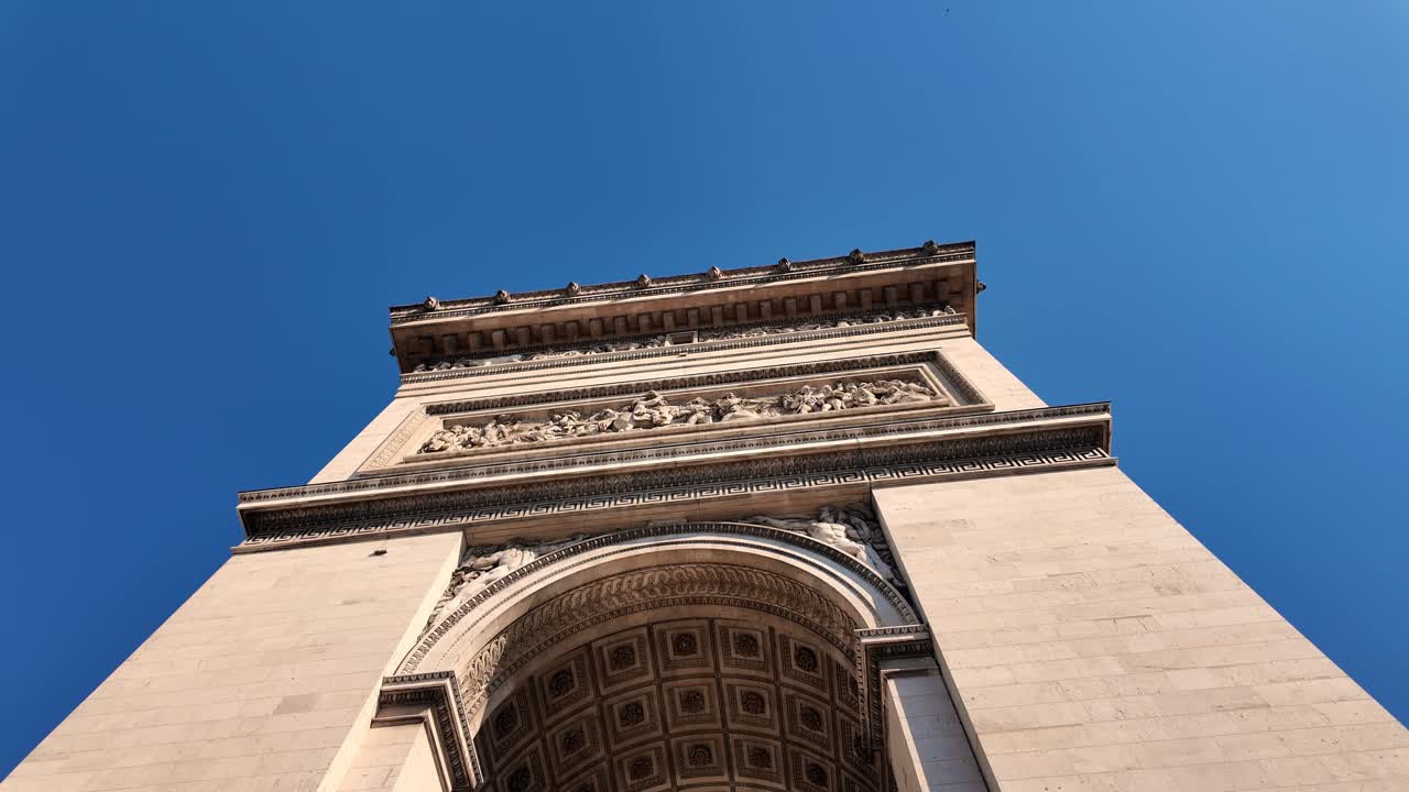 Arc de Triomphe monument Paris France Champs-Elysées street national symbol