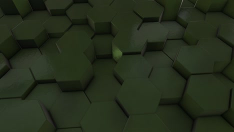 la textura nuclear abstracta el fondo hexagonal (loopable) el video de stock
