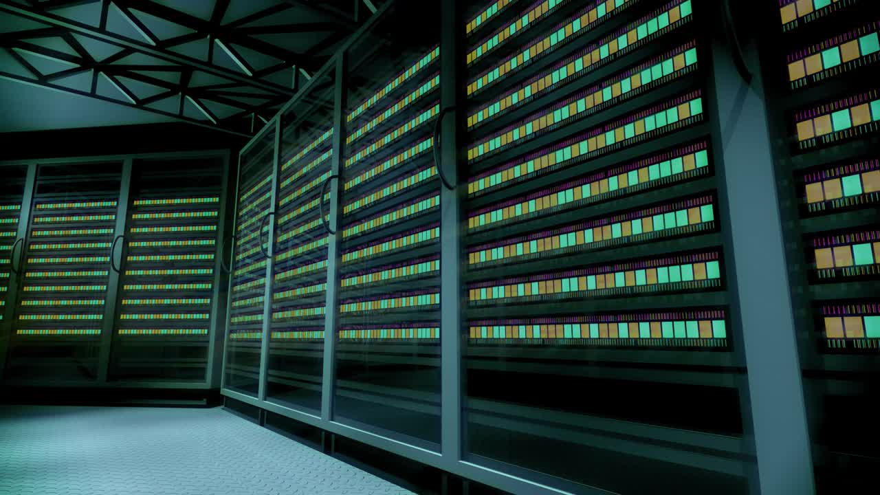 centro de datos de servidor 4k