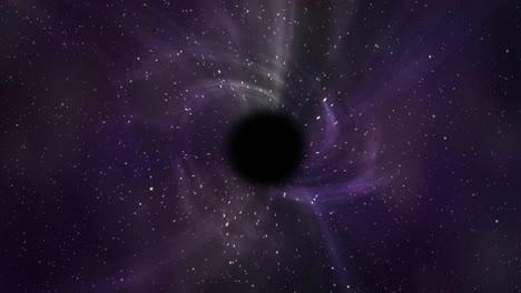 A-black-hole-in-the-middle-of-the-outer-space-absorbing-nearest-stars.-A-region-of-space-with-so-strong-gravitational-effects-that-nothing,-not-even-light-can-escape-from-inside-it.