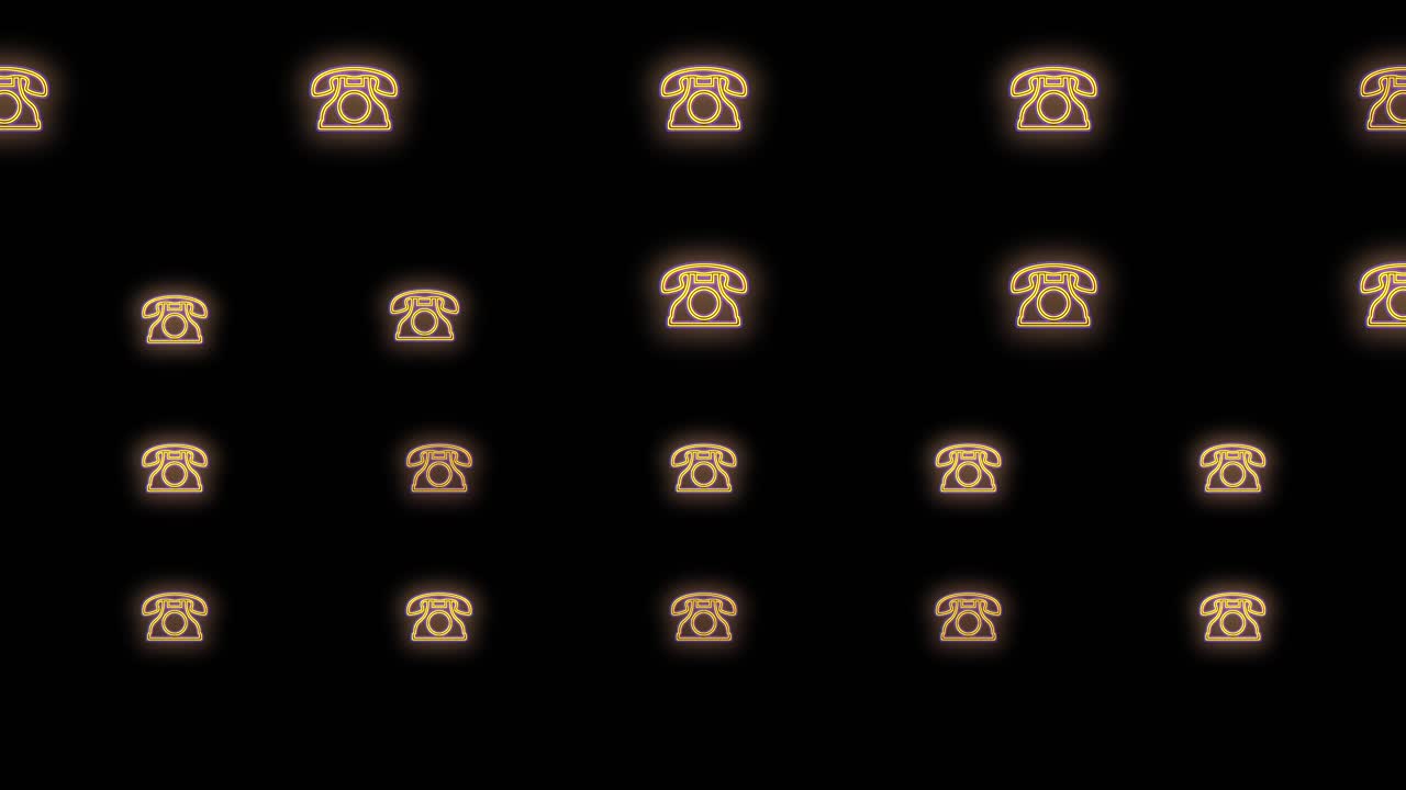 patrón de teléfonos retro