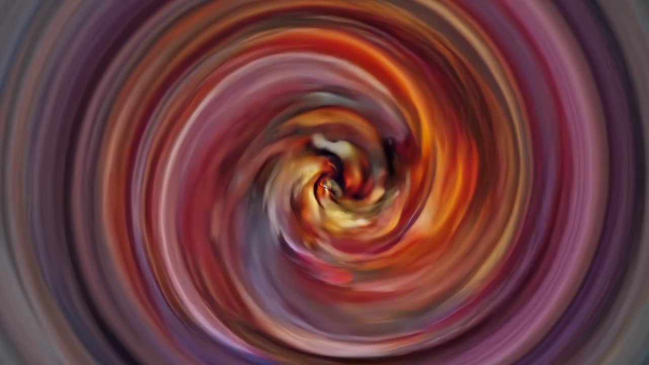 Un vortex dynamique et tourbillonnant de couleurs chaudes, capturé en vue de dessus, créant un effet hypnotisant.