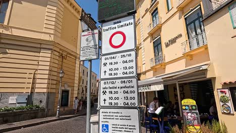 detailed view of a street sign