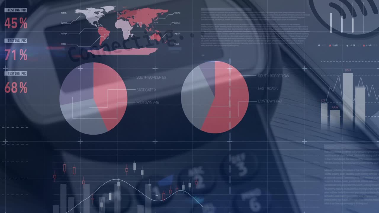 animación de gráficos a través de terminales de pago con procesamiento