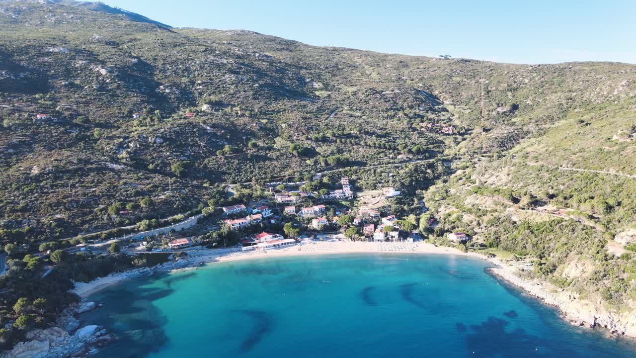 Aerial view of Elba Island