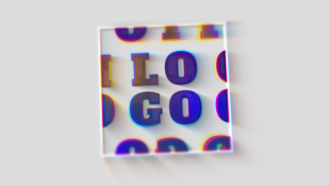 Logo reveal con modelli grafici