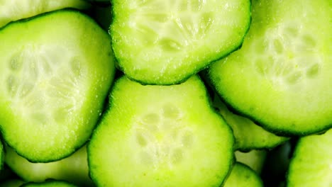 cucumber sliced rotation. concept of proper nutrition or healthy lifestyle and diet
