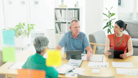 business people, meeting and collaboration