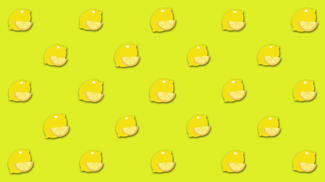 레몬 패턴 배경