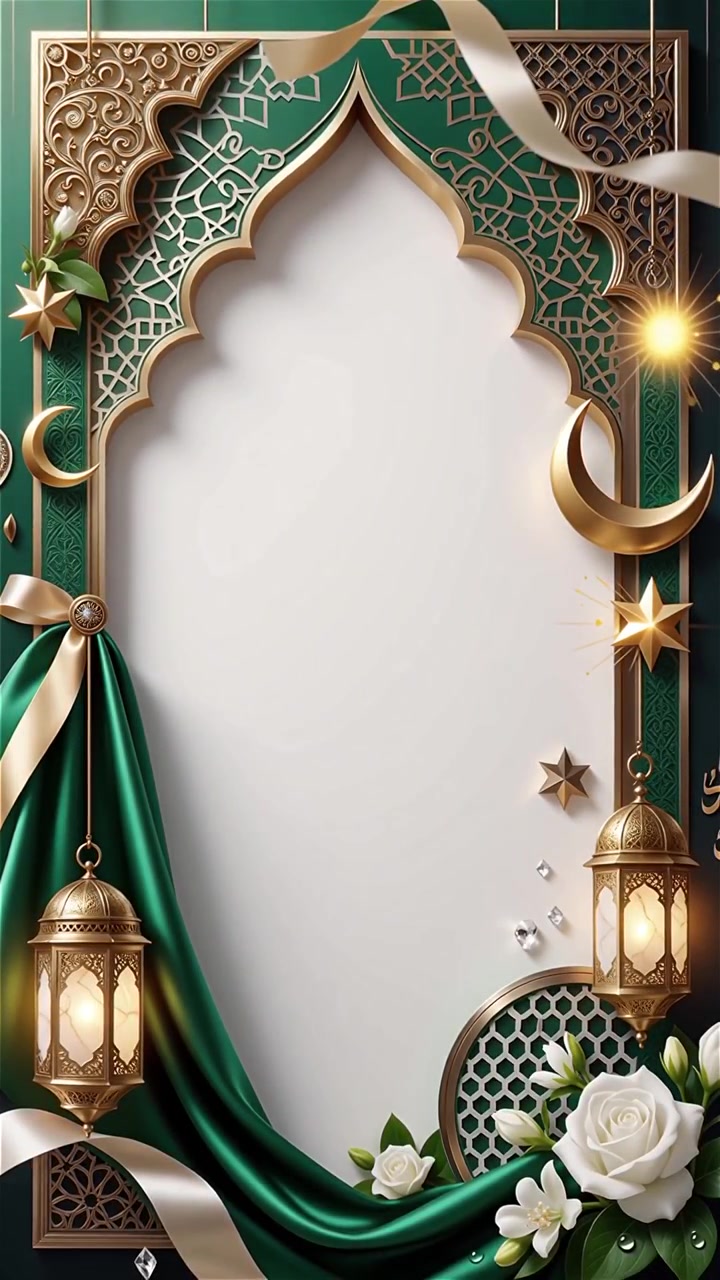 Compleanno del Profeta Maometto Mawlid al-Nabi Sfondo Islamico