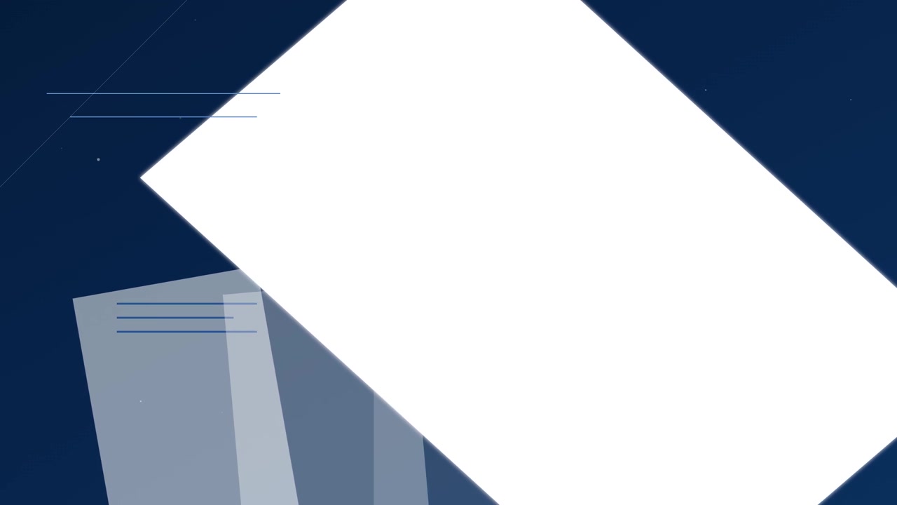 Sfondo astratto di motion graphics con forma diagonale bianca