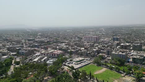 aerial footage of pashtunistan watt in jalalabad