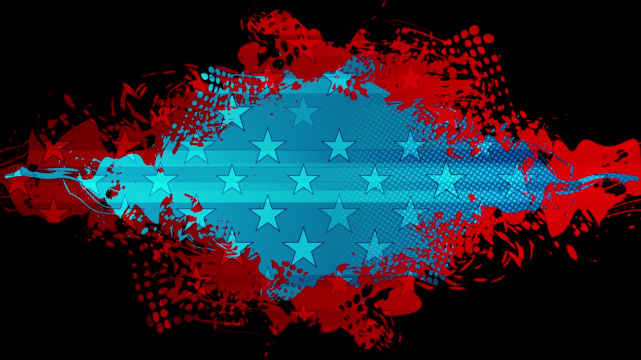 그룬지 블로트 컨셉: 미국 발 추상 모션 배경