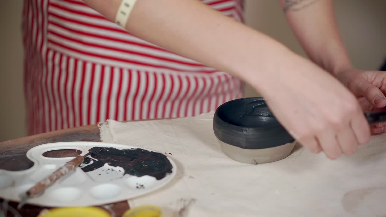 Painting a Ceramic Bowl