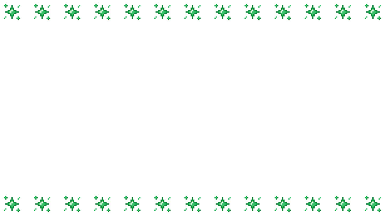 Pixel Art Mini Particle star Frame Animated Overlay 1080p Transparent 30 fps (5).mov