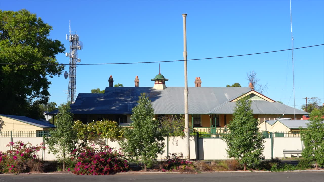 Shot of historical building in Bourke, NSW Australia