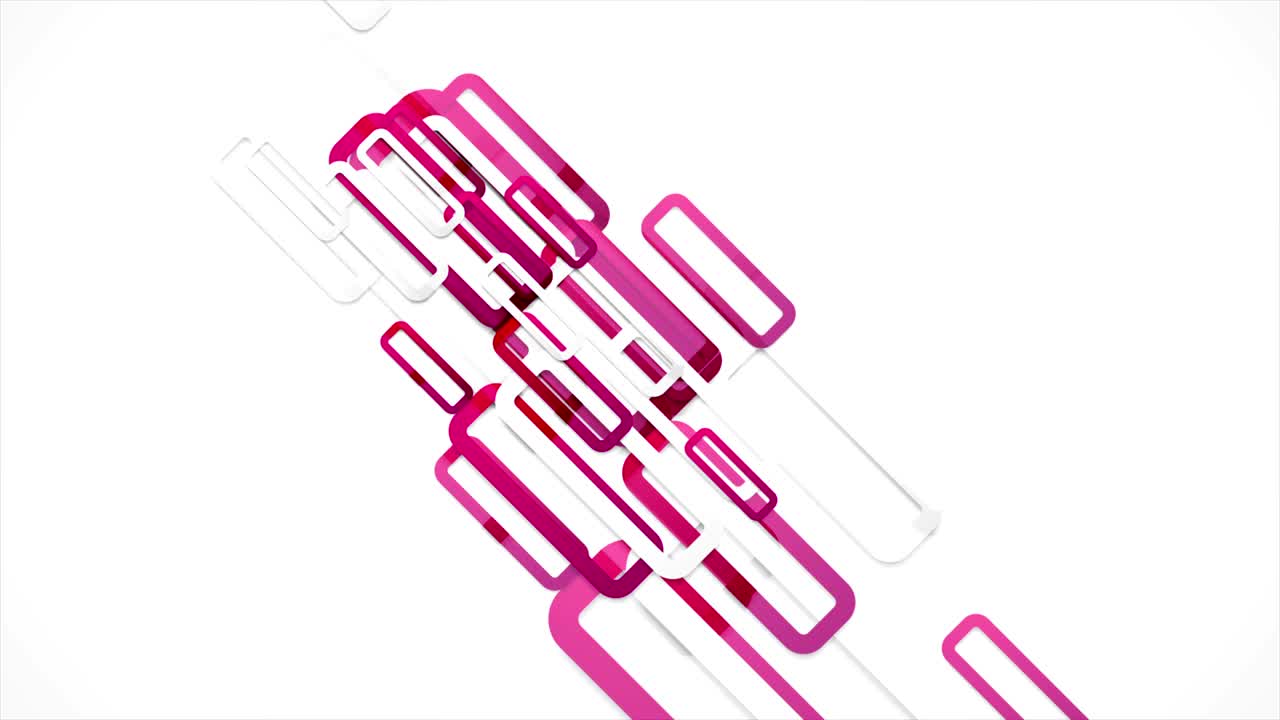 animación de video de tecnología geométrica abstracta de color gris púrpura