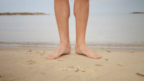Time at the beach training and working out