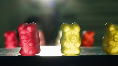 colorful gummy bears